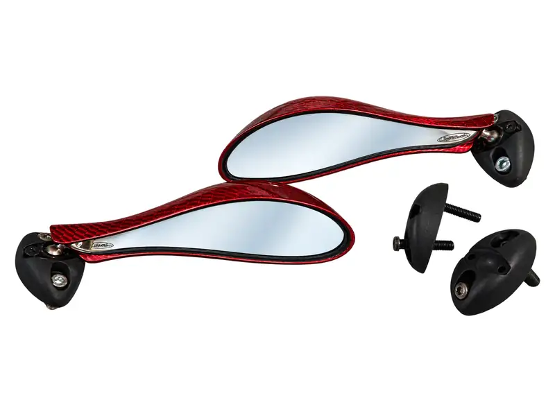 Coppia specchietti Lightech in carbonio